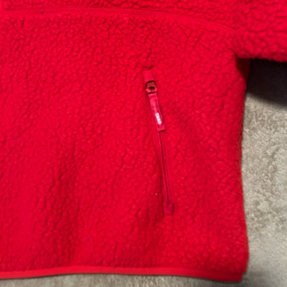Aritzia Polartec Thermal Pro 1/2 Zip Hi-hip Sweater Size XL, Flashing Red - Picture 8 of 16